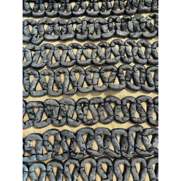 2 Arhaus Linen  Blue zipper close Throw Pillow shams  18x18 euro square  Chunky - Picture 6 of 10